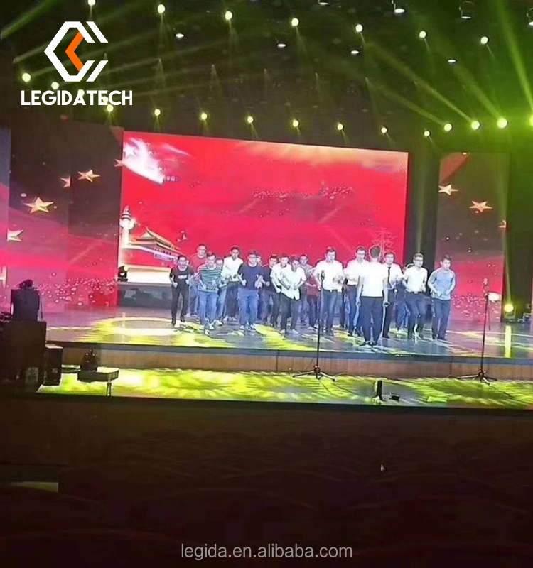 Legidatech LED Indoor Rental Stage LED Screen Full Color P3.91 LED Panel 500 X 500mm LED Videotron Videowall Screen for Rental Business