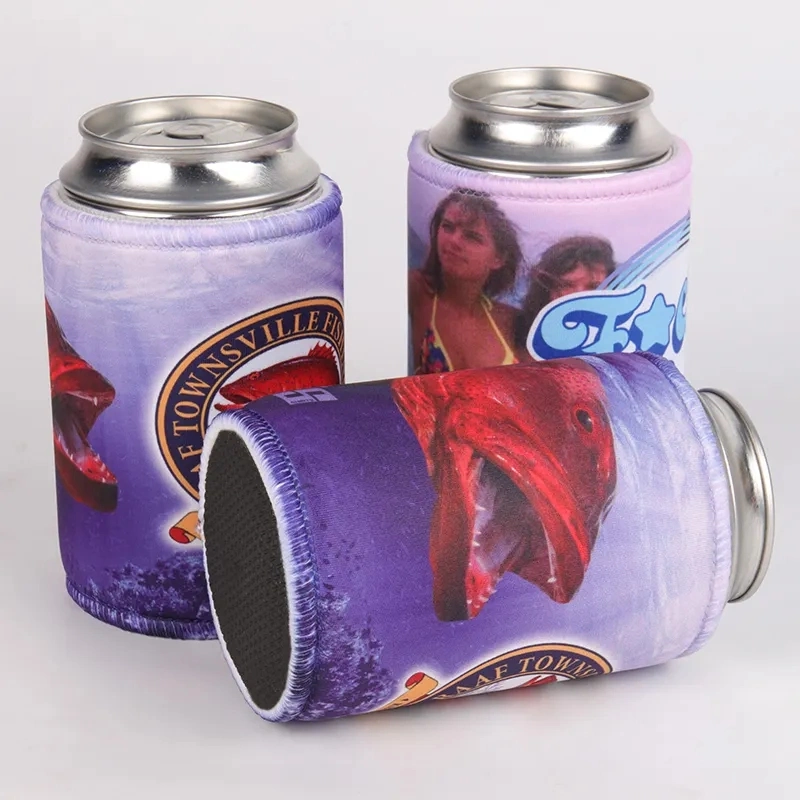 Neoprene Can Stubby Cooler Custom Sublimation Insulated Stubby Holder with Flat Bottom