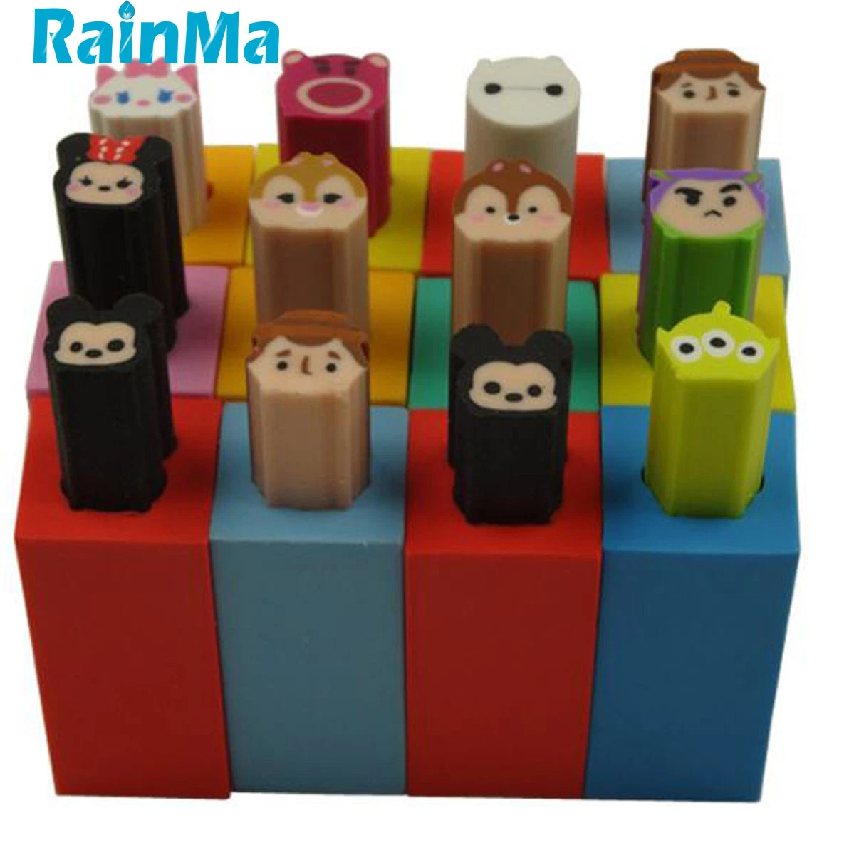 Creative Flexible Eraser Cartoon Eraser Children&prime; S Gift Prize Learning Stationery