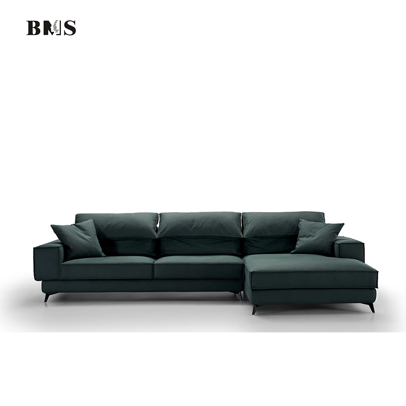 Luxus Moderne Zeitgenössische Villa Italienisches Wohnzimmer Set Stoff Ecke Sektional Moderne Divan Sofa Home Möbel