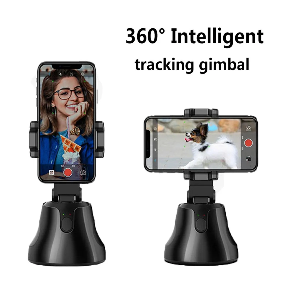 Auto Smart Shooting Selfie Stick 360 Degree Object Tracking Holder All-in-One Rotation Face Tracking Camera Phone Holder