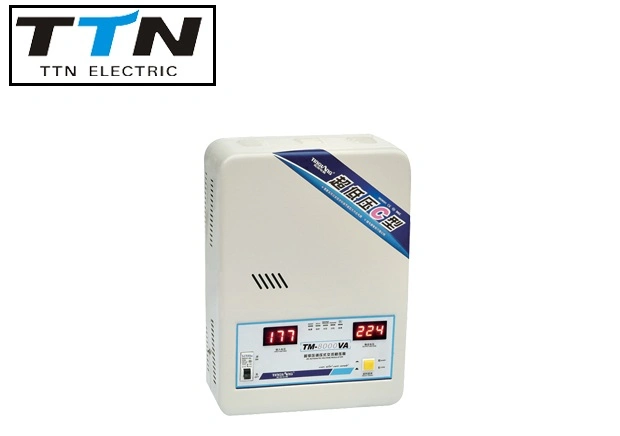 Ttn Wall Mount Type Voltage Stabilizer LED- TM 3000va Full-Auto AC Regulator