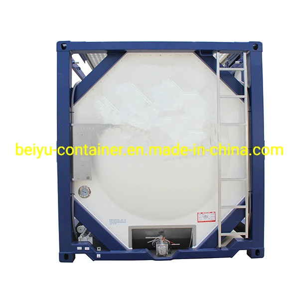 20FT Full Collar Frame Un Portable T14 Tank Container with PE Lining