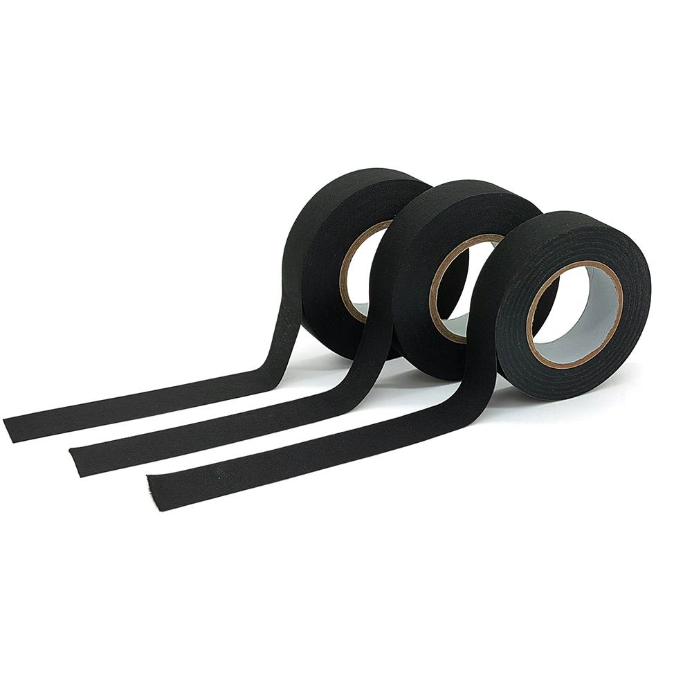 Black Wire Cable Harness Taping Matte Cotton Tape Wiring Harness Cloth