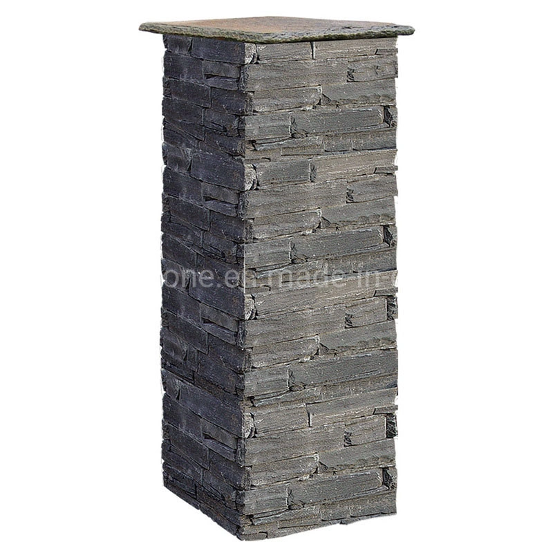 Various Cement Stone Column Mail Post Stone, Entrance Column for Options