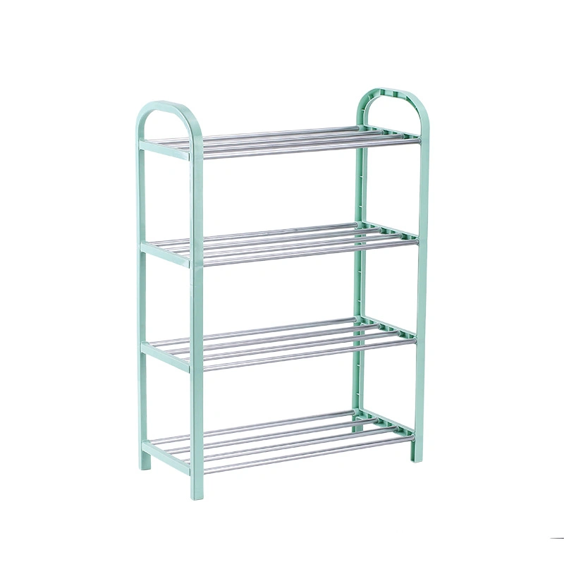 Modern Home Simple Metal Space Saving Rotary Shoes Cabinet Shoe Rack Organizer