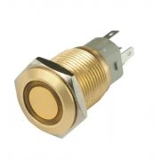 Aluminum Alloy, Brass or Stainless Steel Body Material Pushbutton Switch