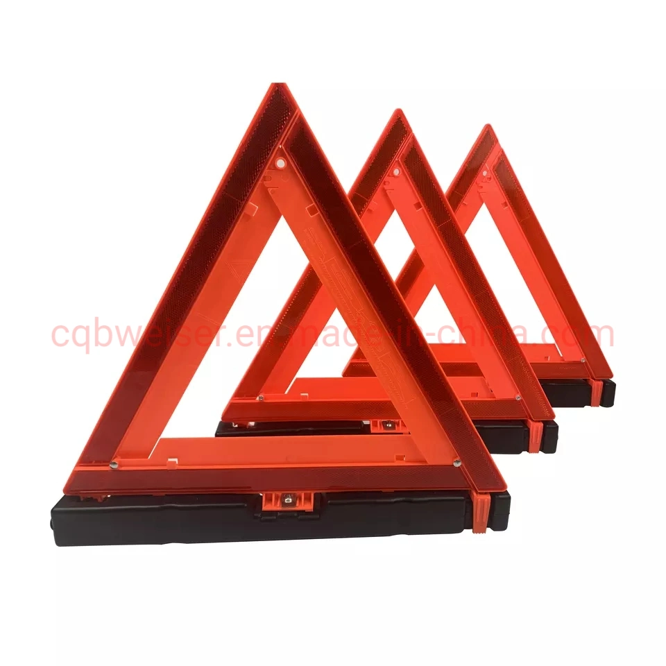 Emergency Warning Triangle Signs Reflective Warning Road Safety Triangle Kit