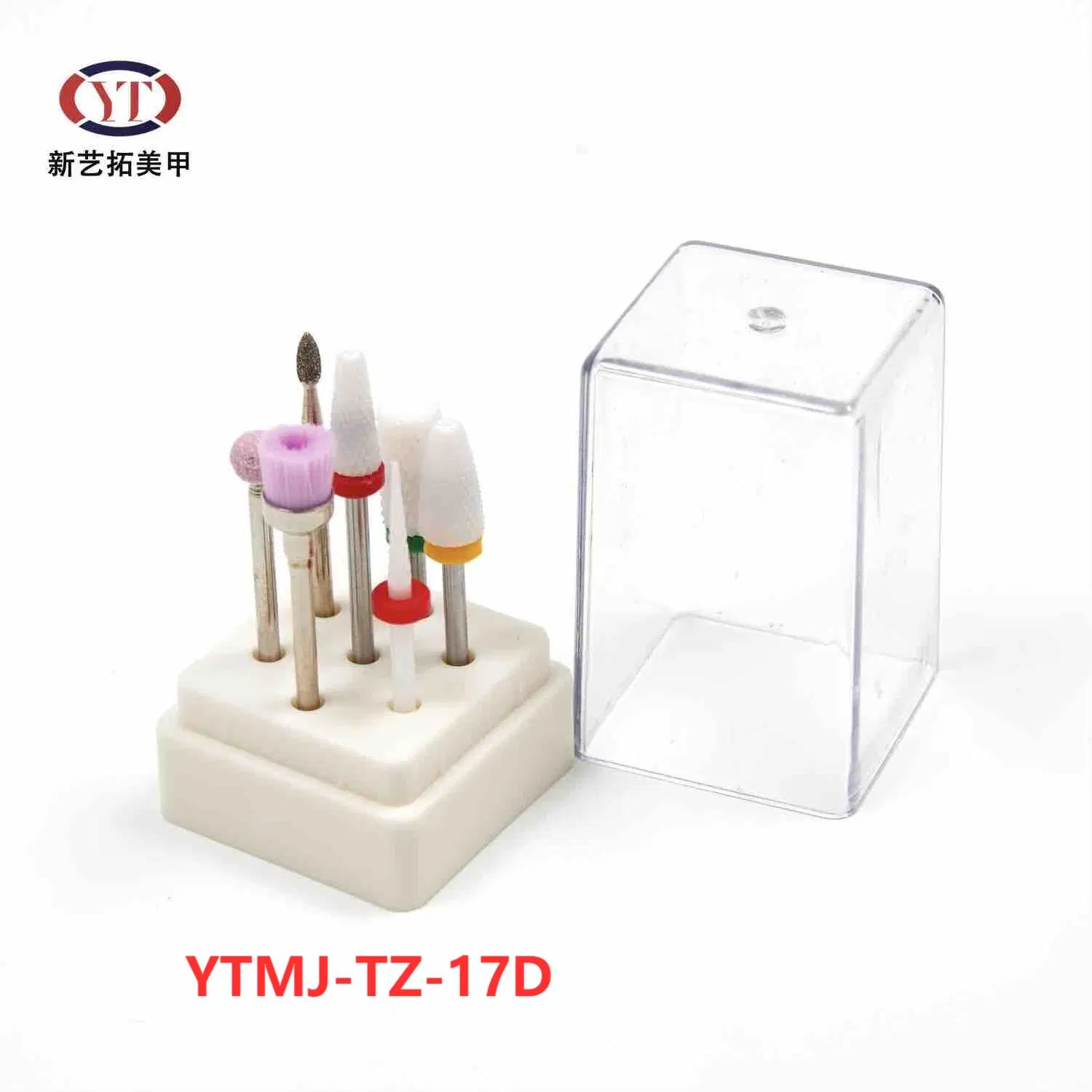 Ytmj-Tz-17e Diamond Burr Nail Forets Set Accessoires de polissage de silicone manucure pinces coupantes de la Machine Outil électrique