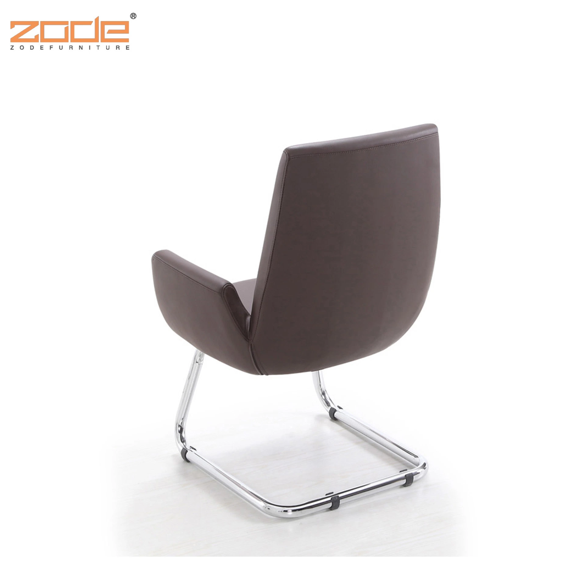 Zode Modern Black PU Executive Leather Visitor Office Computer Chair Waiting Chair