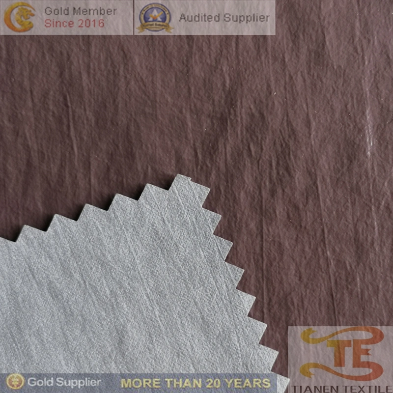 20d Nylon Wrinkle Fabric with Release Paper for Garments