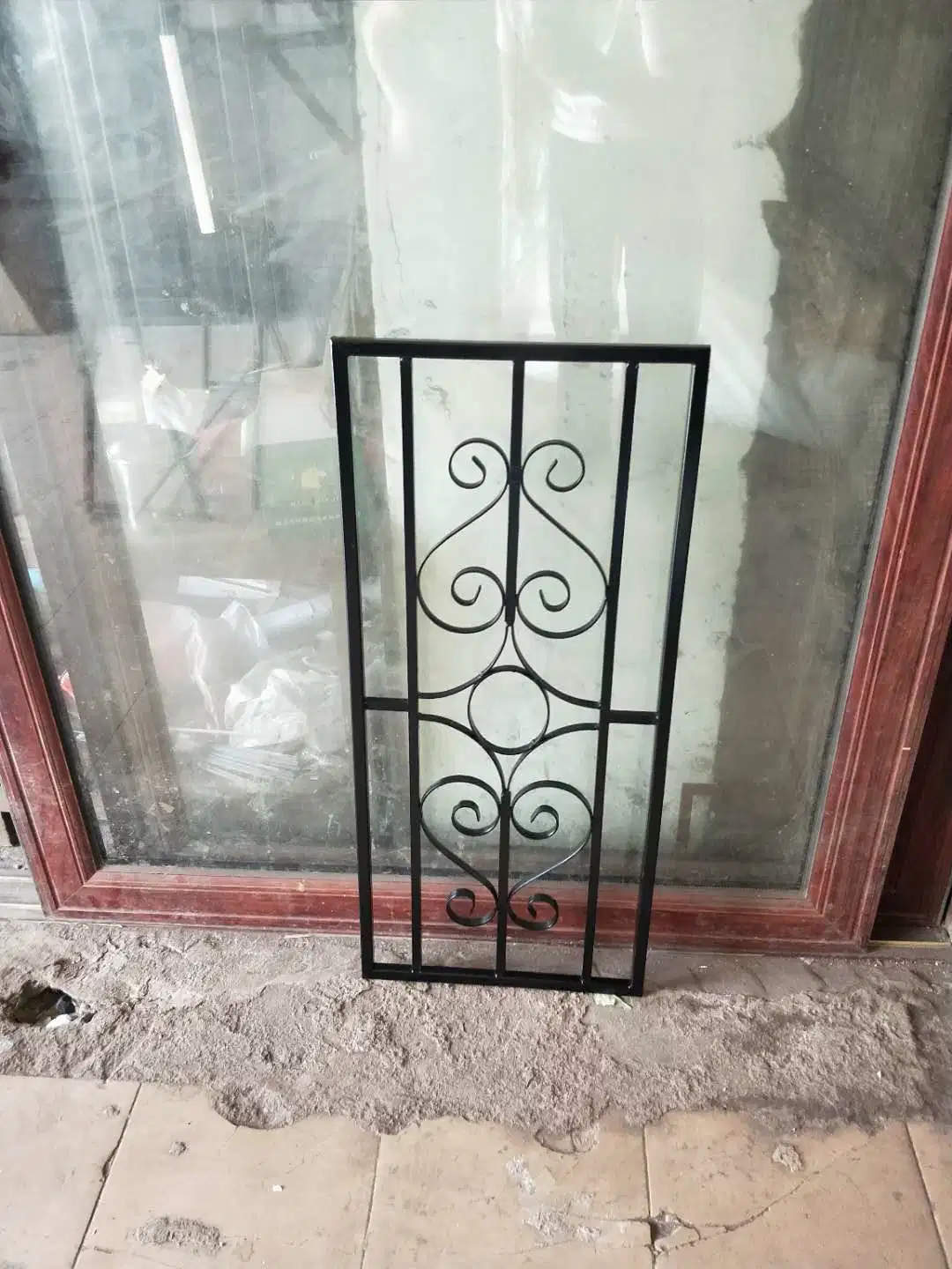 High-Quality Customized Security Window Galvanized Steel Windows Grill Design Wrought Iron Veranda Metal Window