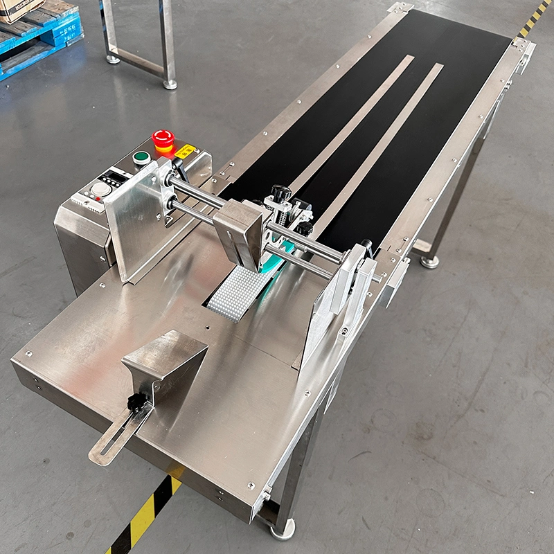 Feeder Conveyor Paging Machine Conveyor System Fit in Well with Coding Machine Packaging Machinery; Food/Agriculture/Pharmaceuticals/Cosmetics Packaging