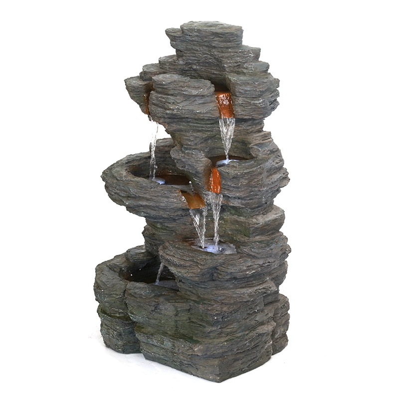 Hot Sale Rockery Feng Shui Water Fountain Rockery Water Fountain Decoration for Promotion