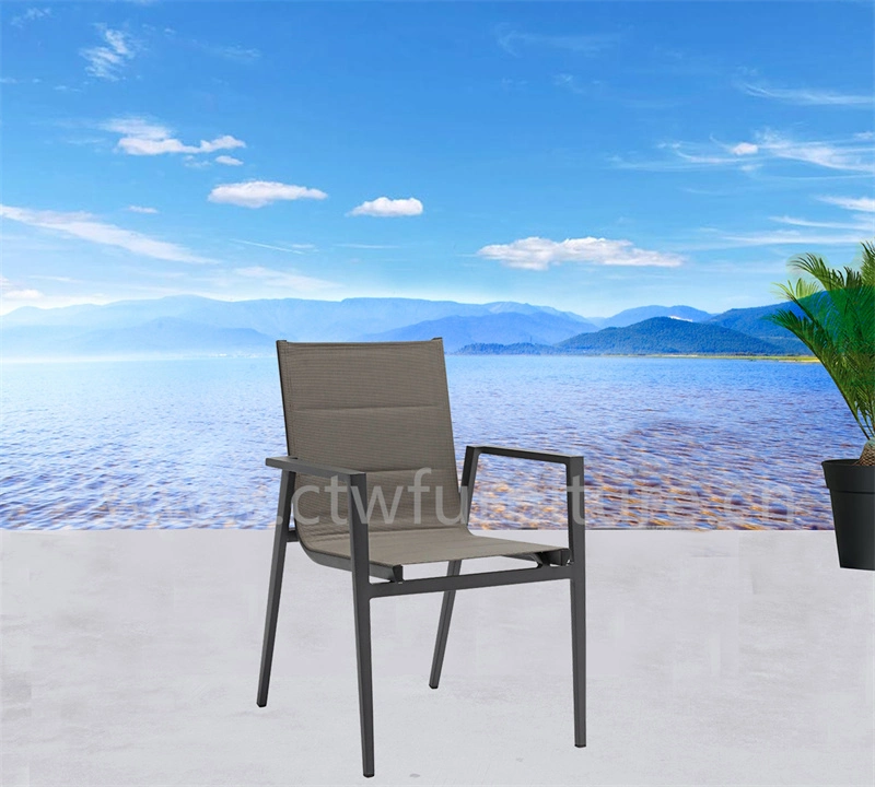 Resort Beach Furniture Whloesale Chair Aluminum Material Bestselling Plastic Wood Folding Chairs