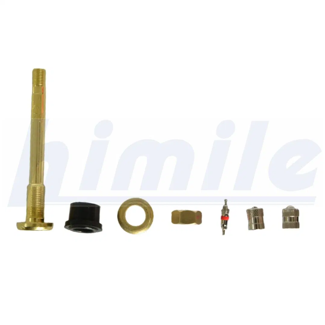 Himile Car/Auto Accessory Tr570 Tubeless Clamp-in Copper/Brass Air Inflator Tire Valve for Truck and Bus.