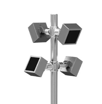 LED Flood Lights LED Parking Lot Lights Adjustable Pole Control Installation High Mast Commercial Area Courtyard Lighting