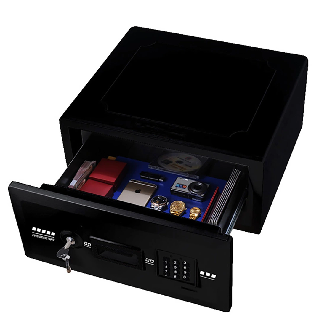 Fire Resistance Drawer Safe Box with Electronic Digital Code Lock