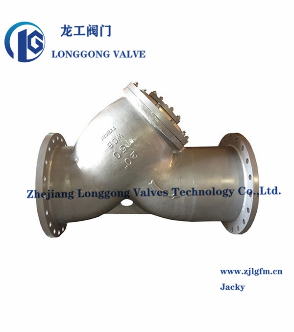 Cast Steel Wcb/CF8/CF8m Class 150 Flanged Y Strainer/Filter Pn16-64 Screen: SS304