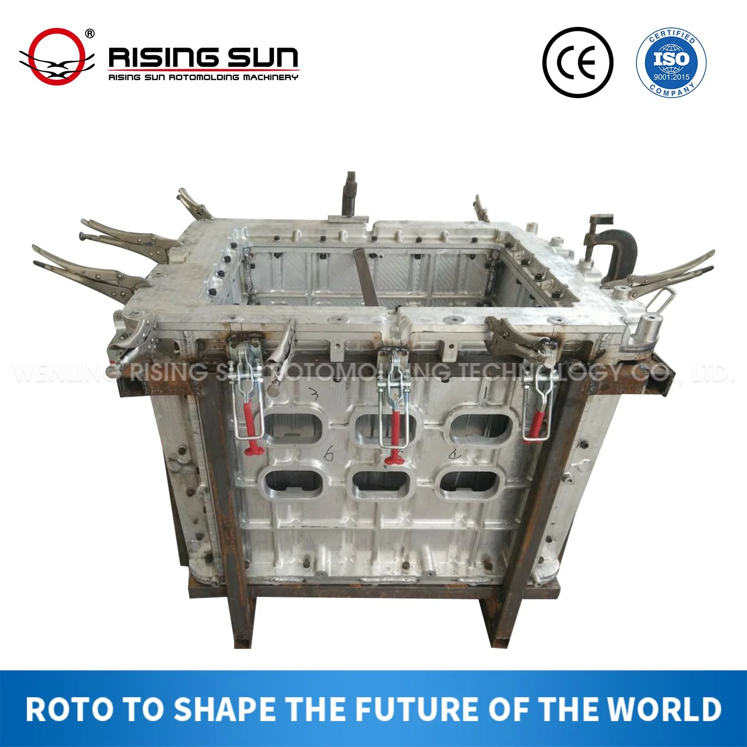 Восходящего Солнца Custom алюминиевых Rotomolding ротации для литьевого формования пластика резервуар для воды