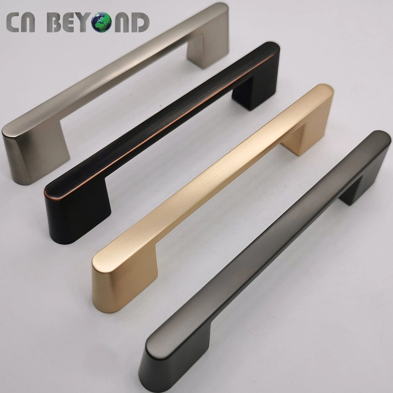 Cp/Bsn/MB/Br Customized Brass Black Surface Finished Kitchen Cabinet Pull Handles 3 4 5 Inch