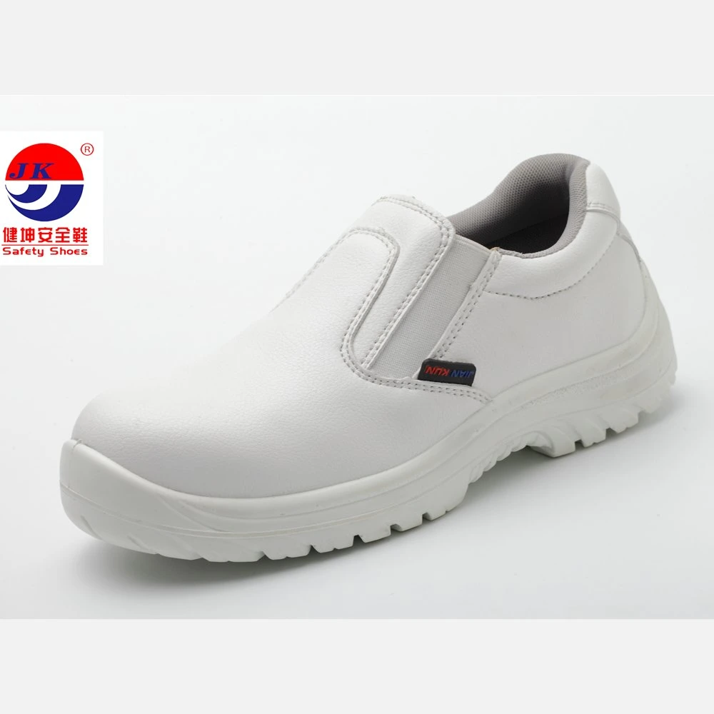Clean Room White Lightweight Safety Work Shoes with Steel Toe Cap