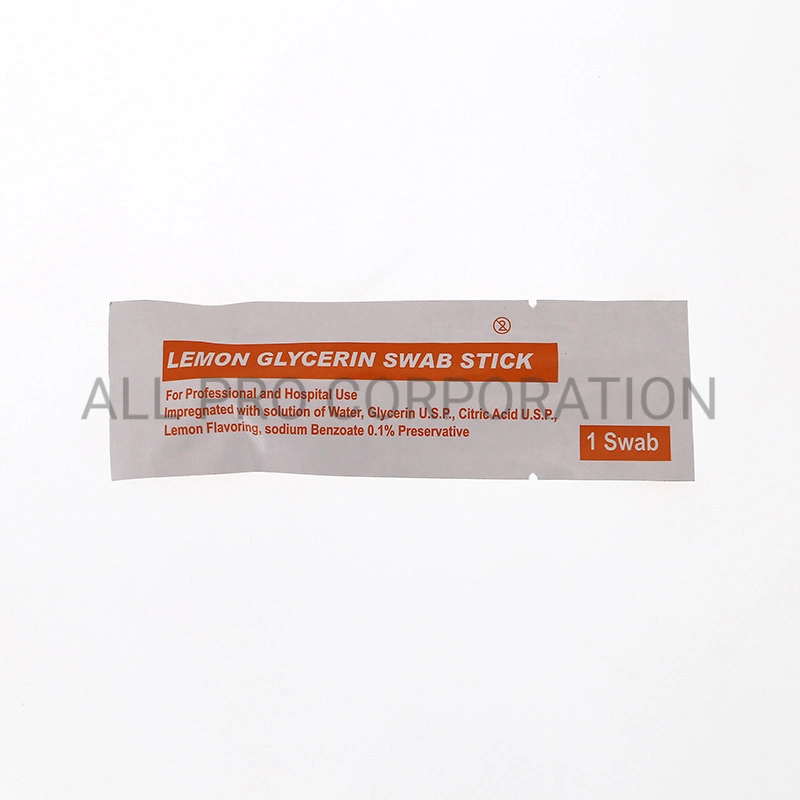 Medical Disposable Lemon Glycerin Swab Stick