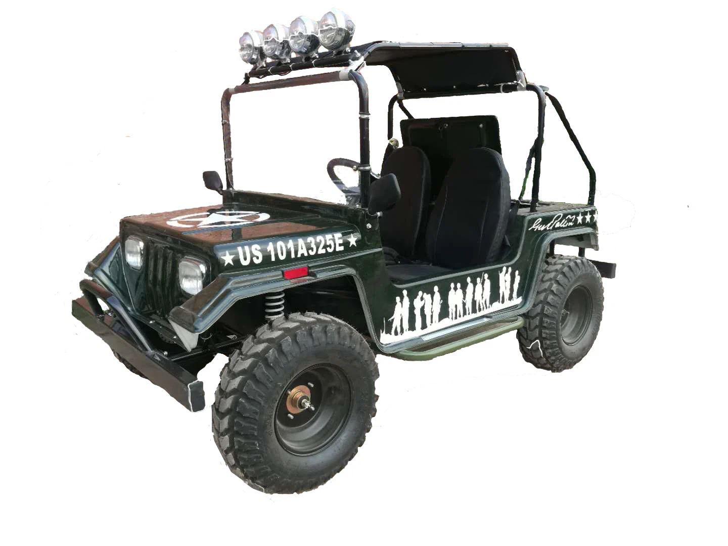 150cc Fully-Automatic with Reverse New Jeep Gasoline off Road Golf Cart