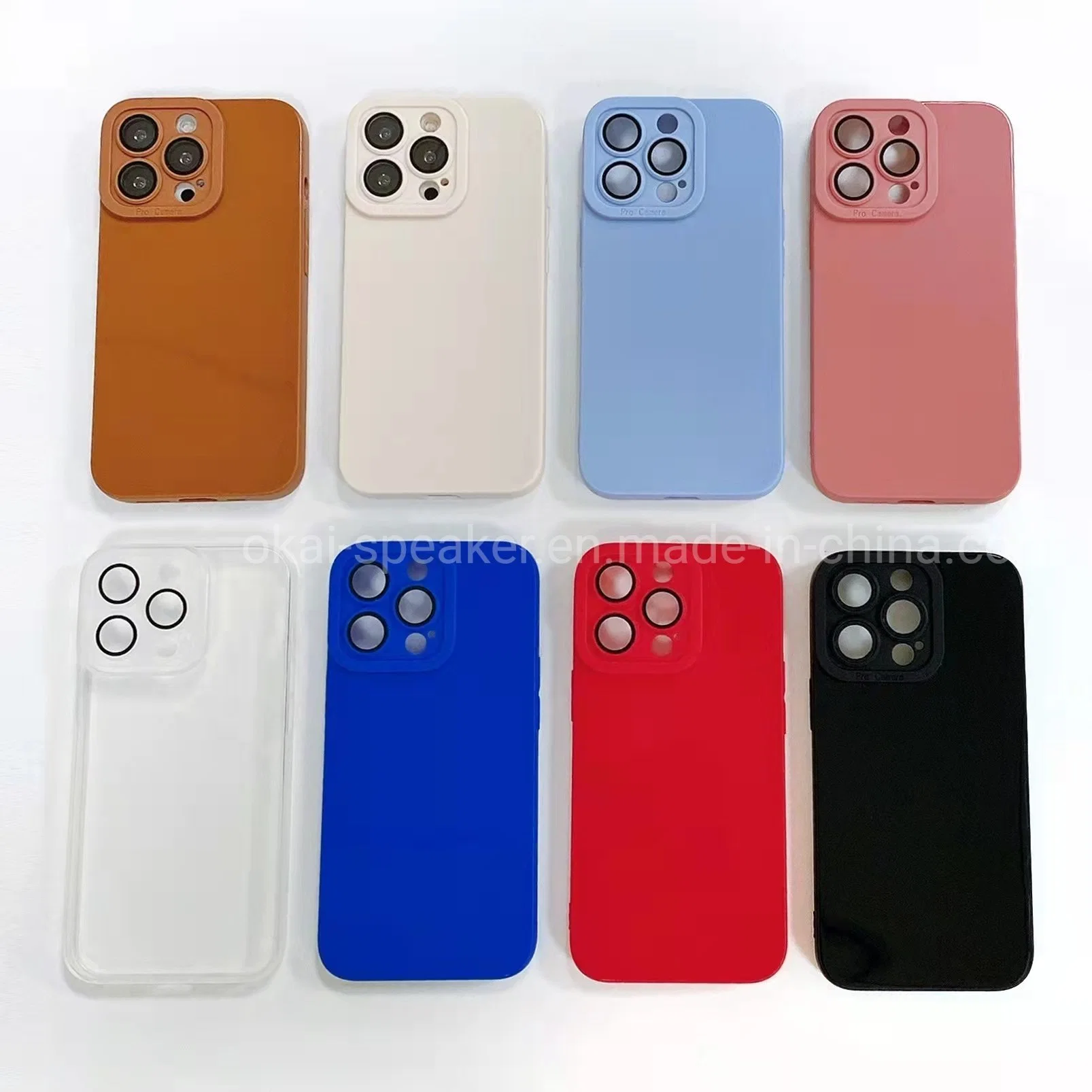 New Colorful TPU with Lens Film Protective Cellphone Mobile Phone Case Cover for iPhone 11/12/13/13PRO/13PRO Max