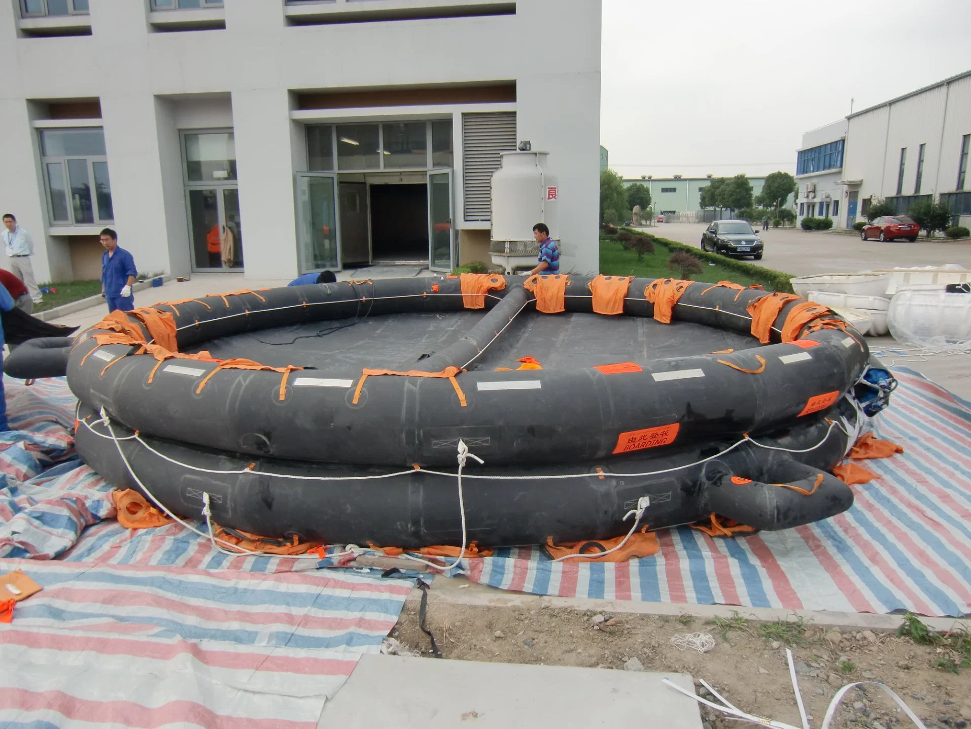 High quality/High cost performance  50 Persons Open Reversible Inflatable Life Raft