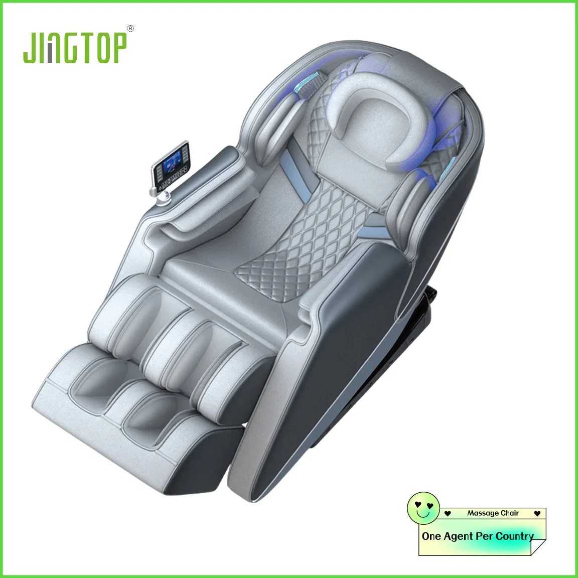 Jingtop Exclusive Agent Customer Logo Thai Stretch Musical Function Recliner Massage Chair