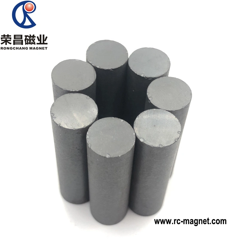 China Manufacturer Permanent C-5 Ferrite Cylinder Magnet