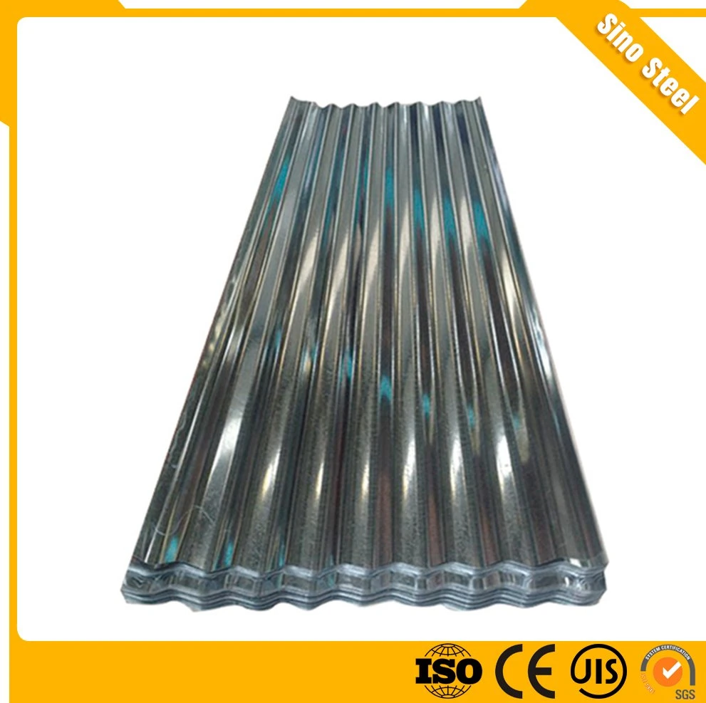 0.14mm Galvanizado en caliente Gi mosaico de acero corrugado