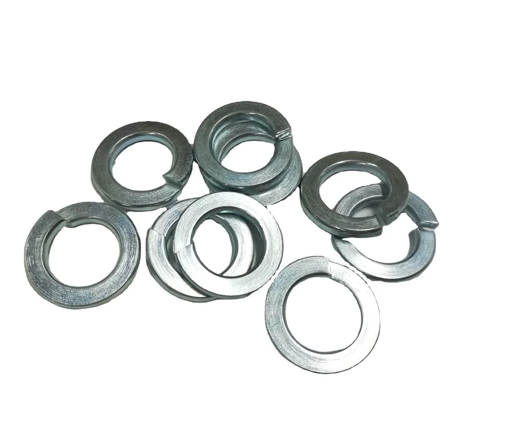 Galvanized Round Washer Carbon Steel Gasket Spring Washer DIN127 Black Finish Washer