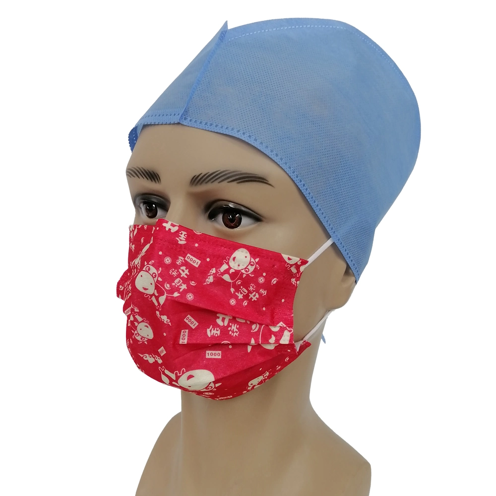 Non Woven 3 Layer Disposable Laboratory Face Mask with CE