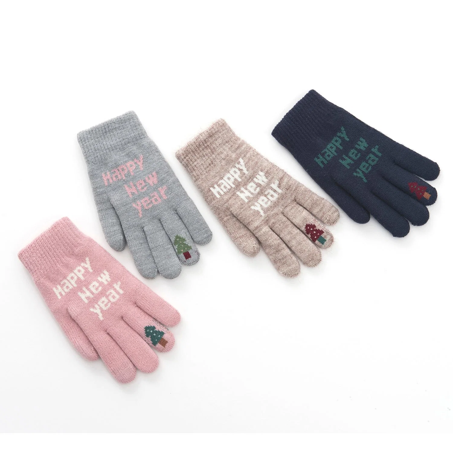 2021 Newly Customized Fashion High Quoality Winter Wool Cashmere Elegant Winter Warm Women Gloves