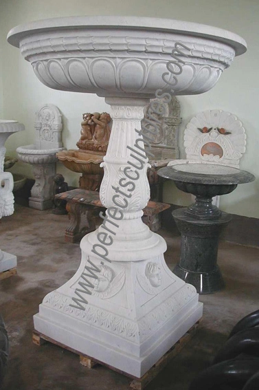 Best Supplier Garden Marble Planter Flower Pot and Urns (QFP033)