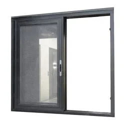 Customized Tempered Glass Aluminum-Wood Double Hung Windows for Hotel, Hospital, House