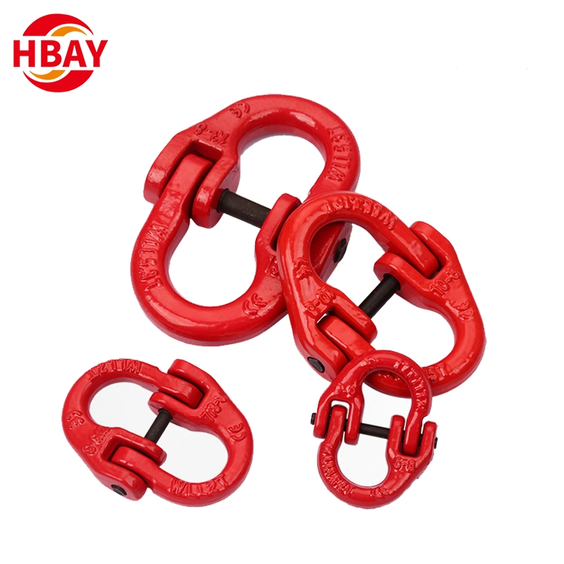 Forged G80 Double Link Butterfly Shackle Chain Double-Ring Connecting Link