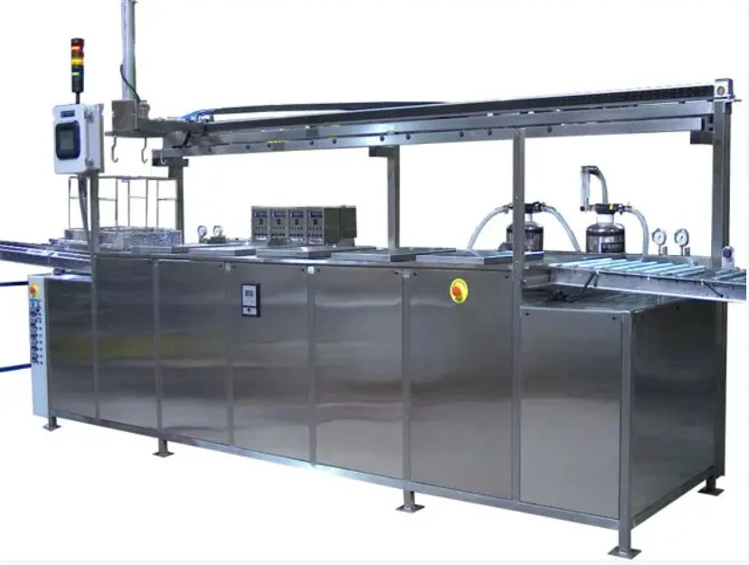 High-Volume Customized Industrial Automated Ultrasonic Cleaning Machine with Multiple Tank