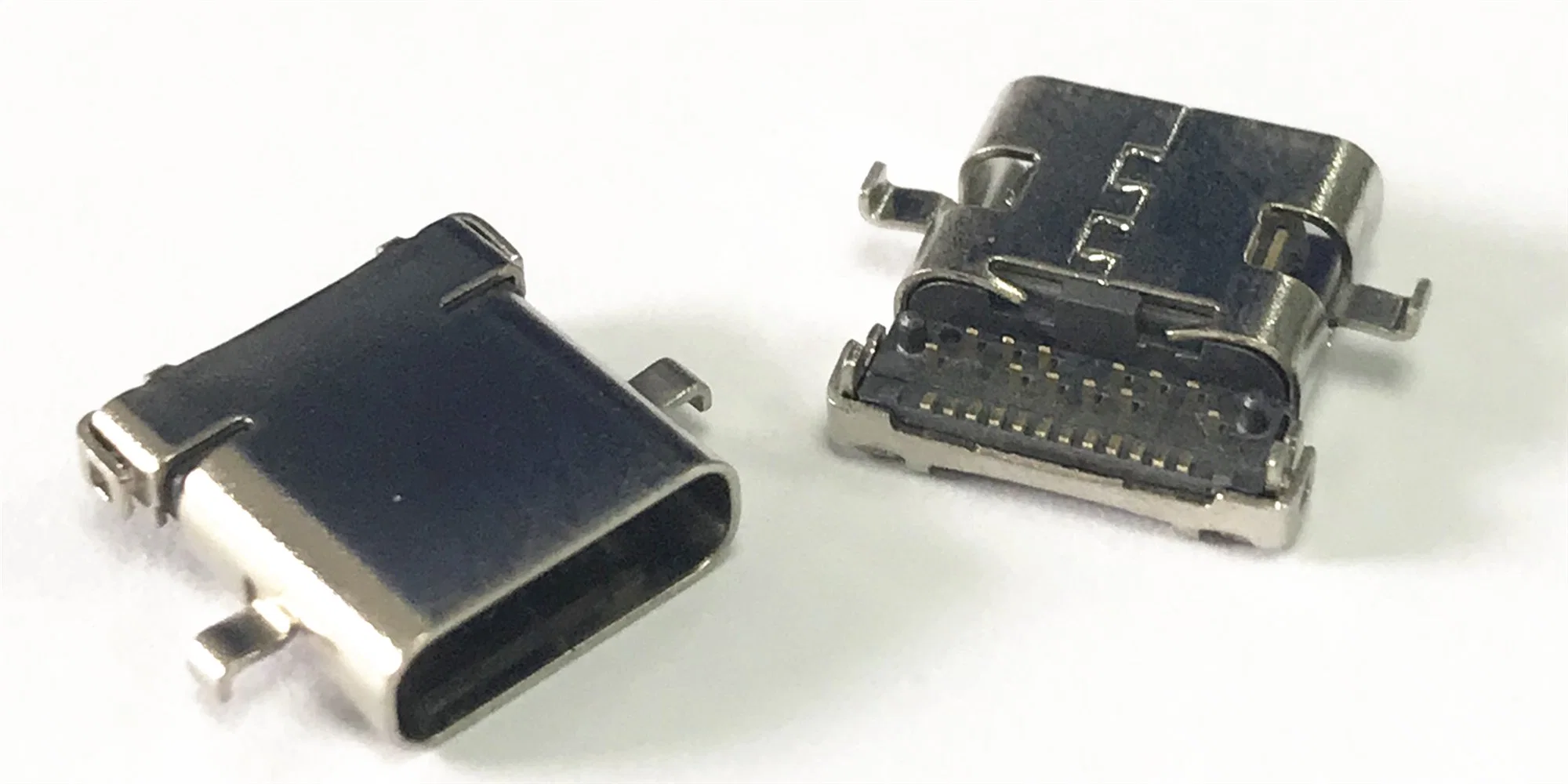 USB Connector Female 6 16 24 Pin DIP USB-C Type a B C Socket 2.0 3.0 SMT Female Male Sunk Plated Type-C Connector for PCB