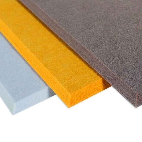 Absorptive Materials Sound Diffusion Non Woven Pet Acoustical Panel