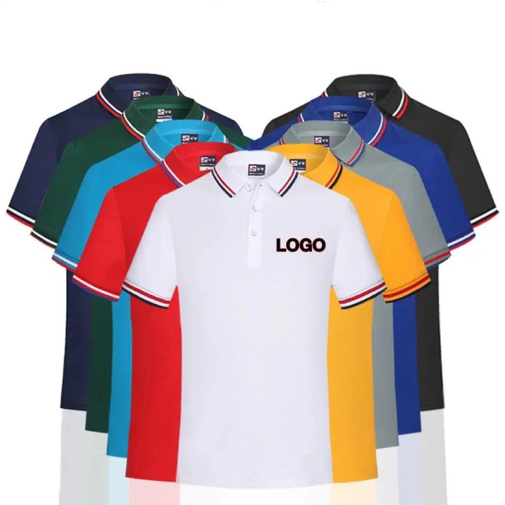 OEM Fabrik Herren Baumwolle Golf Shirt Polo Custom Design eigene Promotion Bestickte Arbeitskleidung Poloshirt