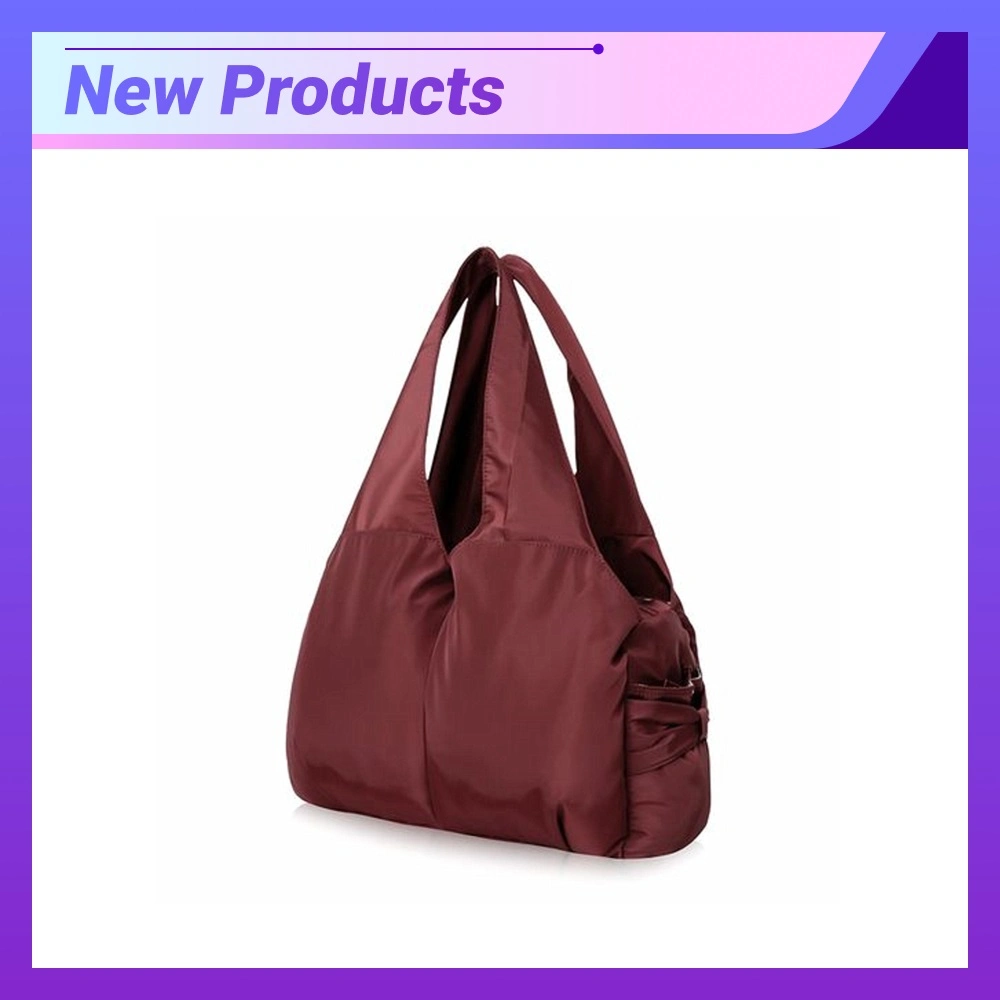 High Fashion Light Weight Waterproof Fabric Soft Fashion Lady Tote Shoulder Bag