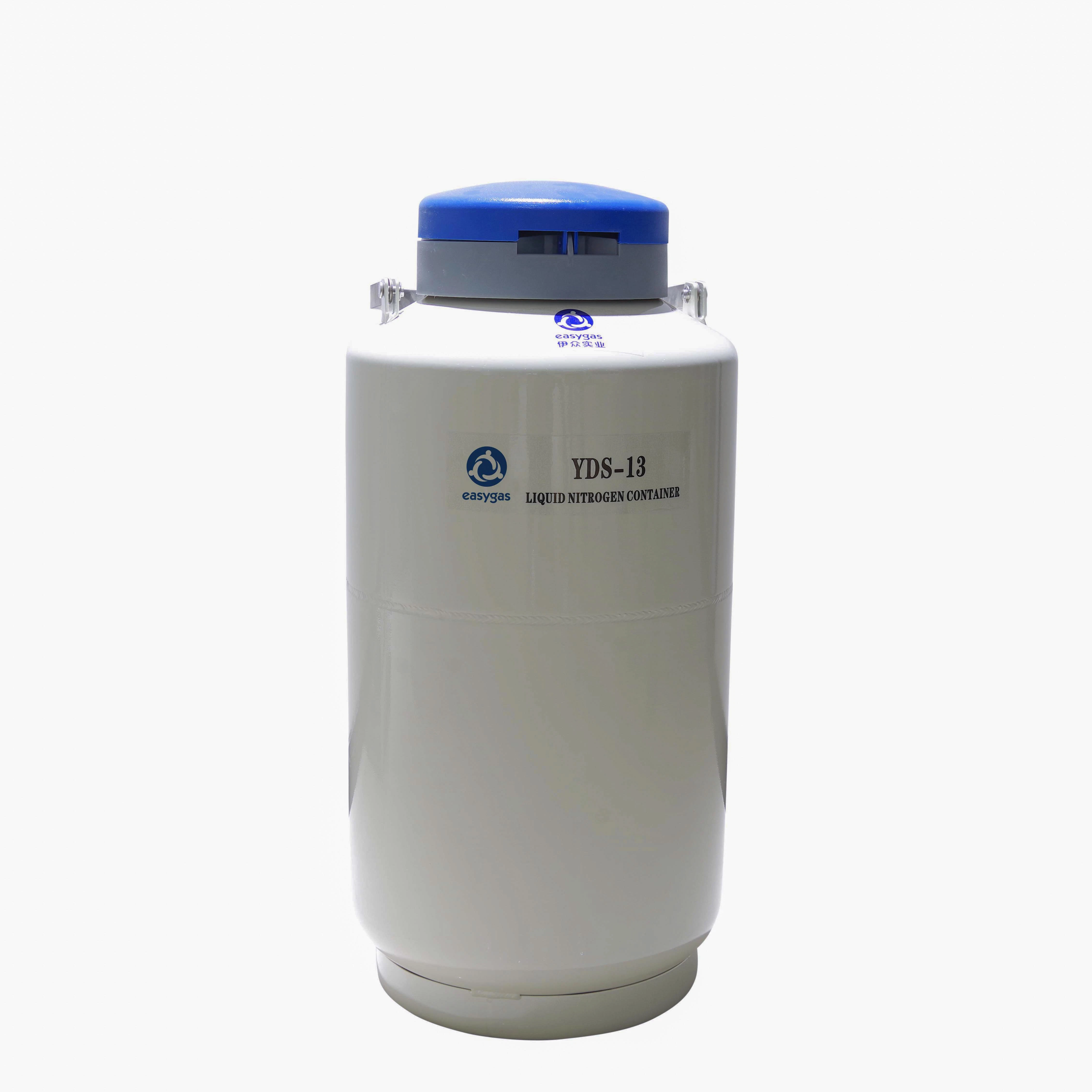 Yds-13 Liquid Nitrogen Tank Cryogenic Dewar Liquid Nitrogen Container for Semen Storage