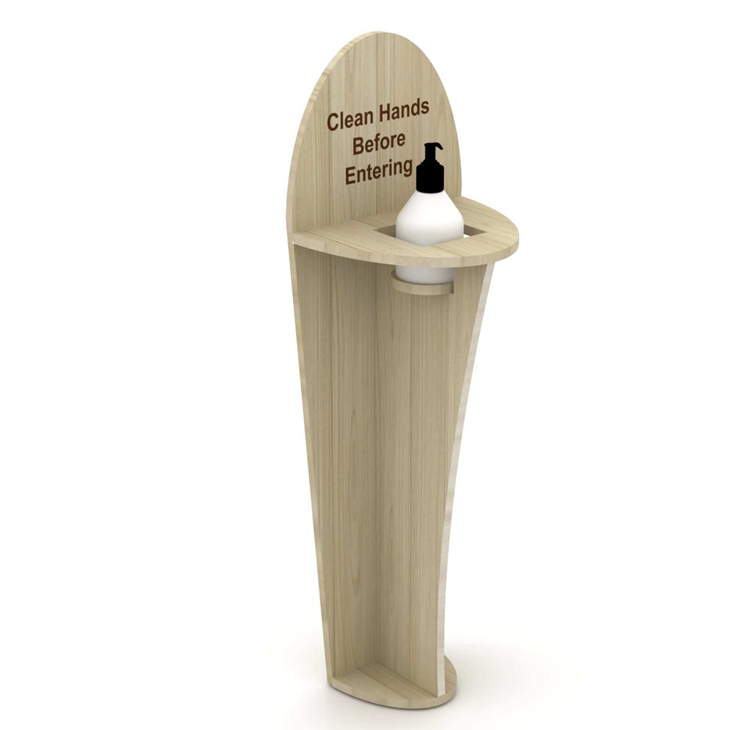 Hand Sanitizer Stand Hands Washing Equipment for Safe Work at Modern Public Places