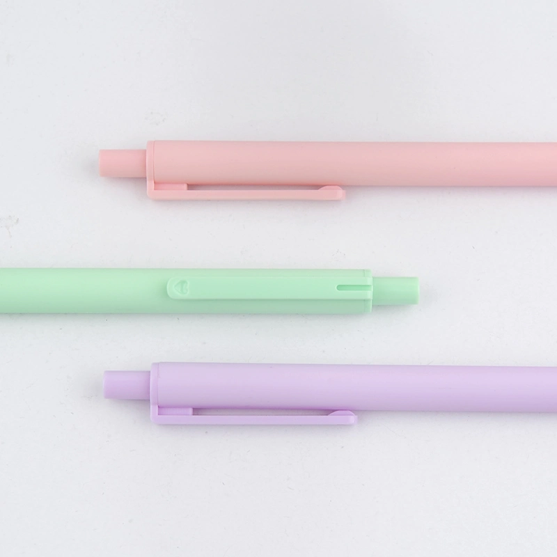 Pen Stationery Gift Makerting Transparent Plastic Soft Retractable Etrenal Pencil