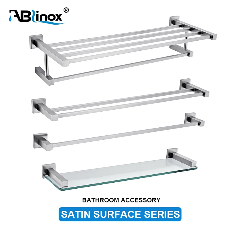 Ablinox High quality/High cost performance  Bathroom Accessories Washroom Single Level Towel Rack