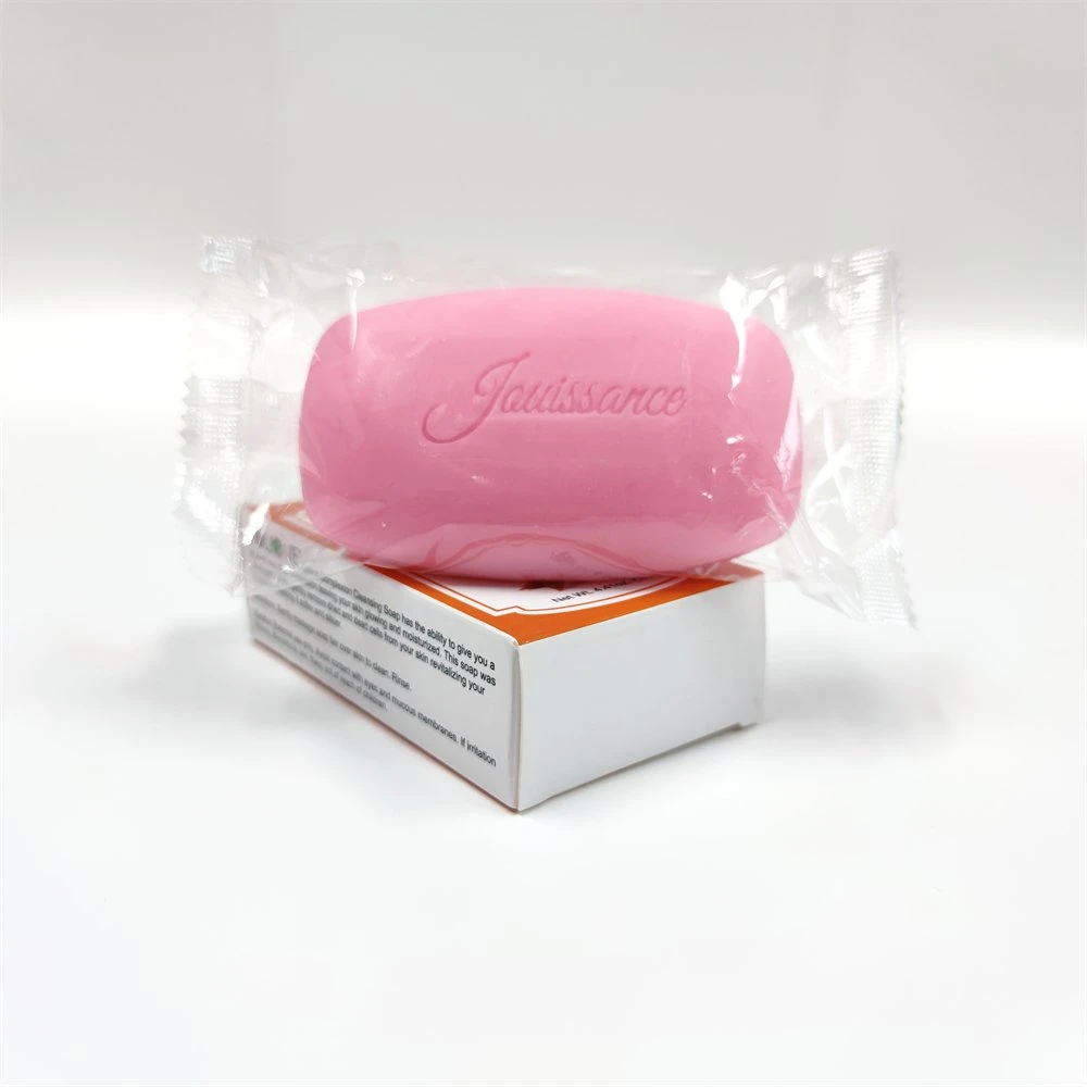 100gr Caja de jabón Bar Jasmine Baño Toliet jabón Savon Piel limpia color rosa