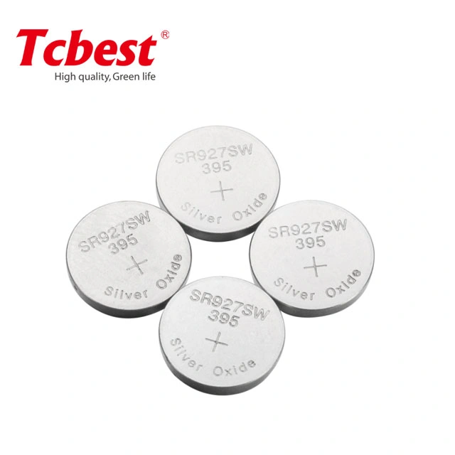 Sr927sw 395 Button Cell Batteries Manufacturer Factory Best Price 1.5V Coin Button Battery Cell 1.5V Silver Oxide Battery for Toys Watch